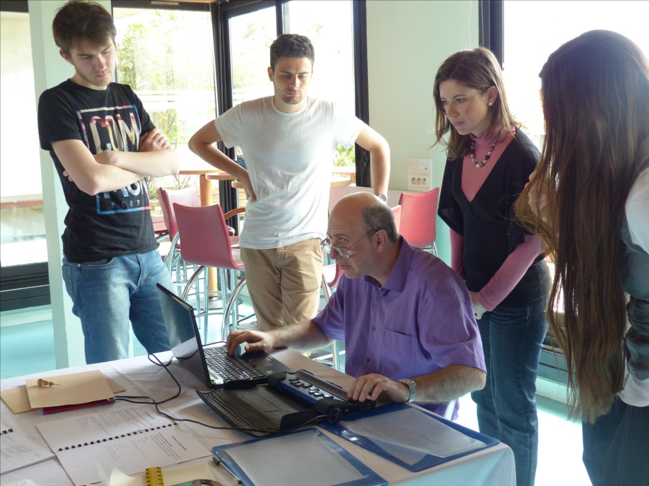 Photo atelier braille FORJA