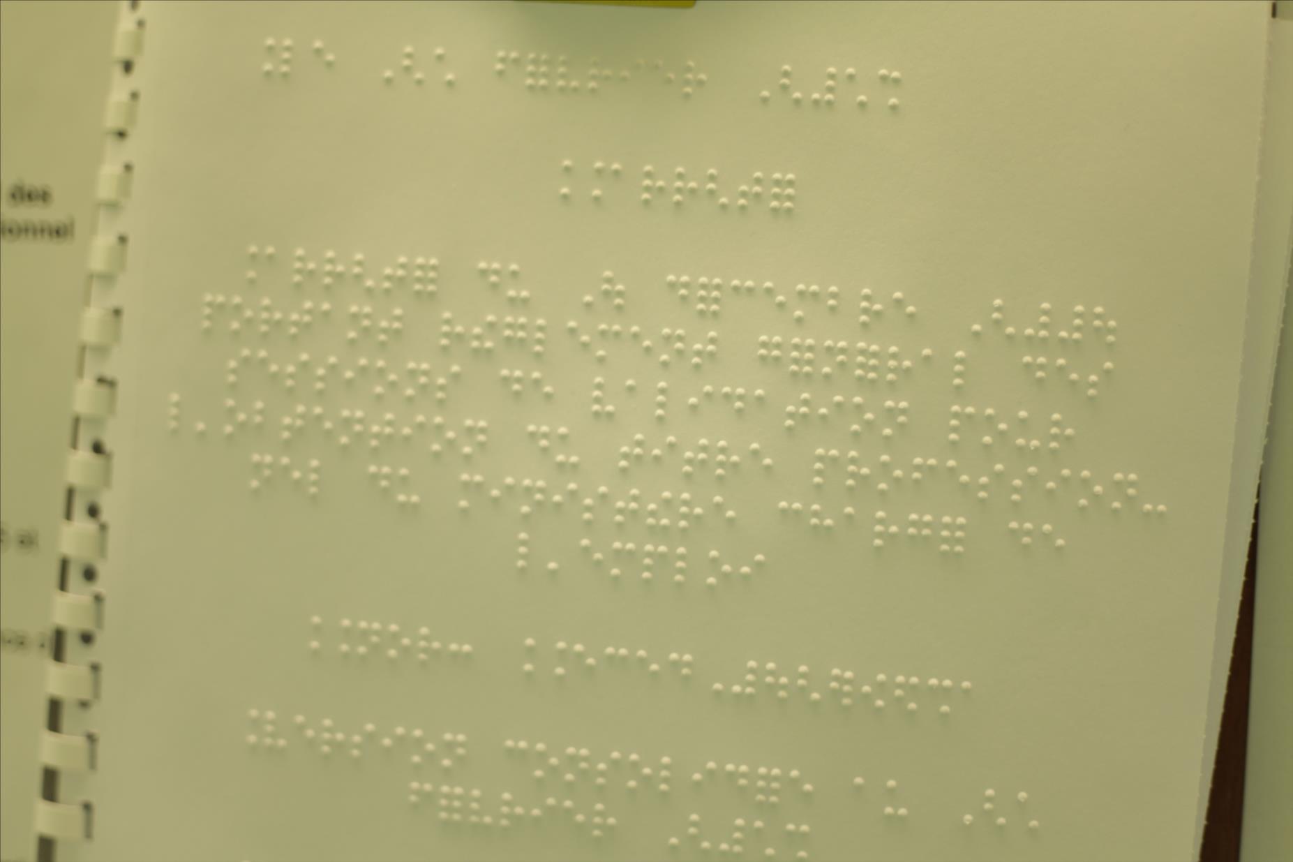 Photo braille Photo braille